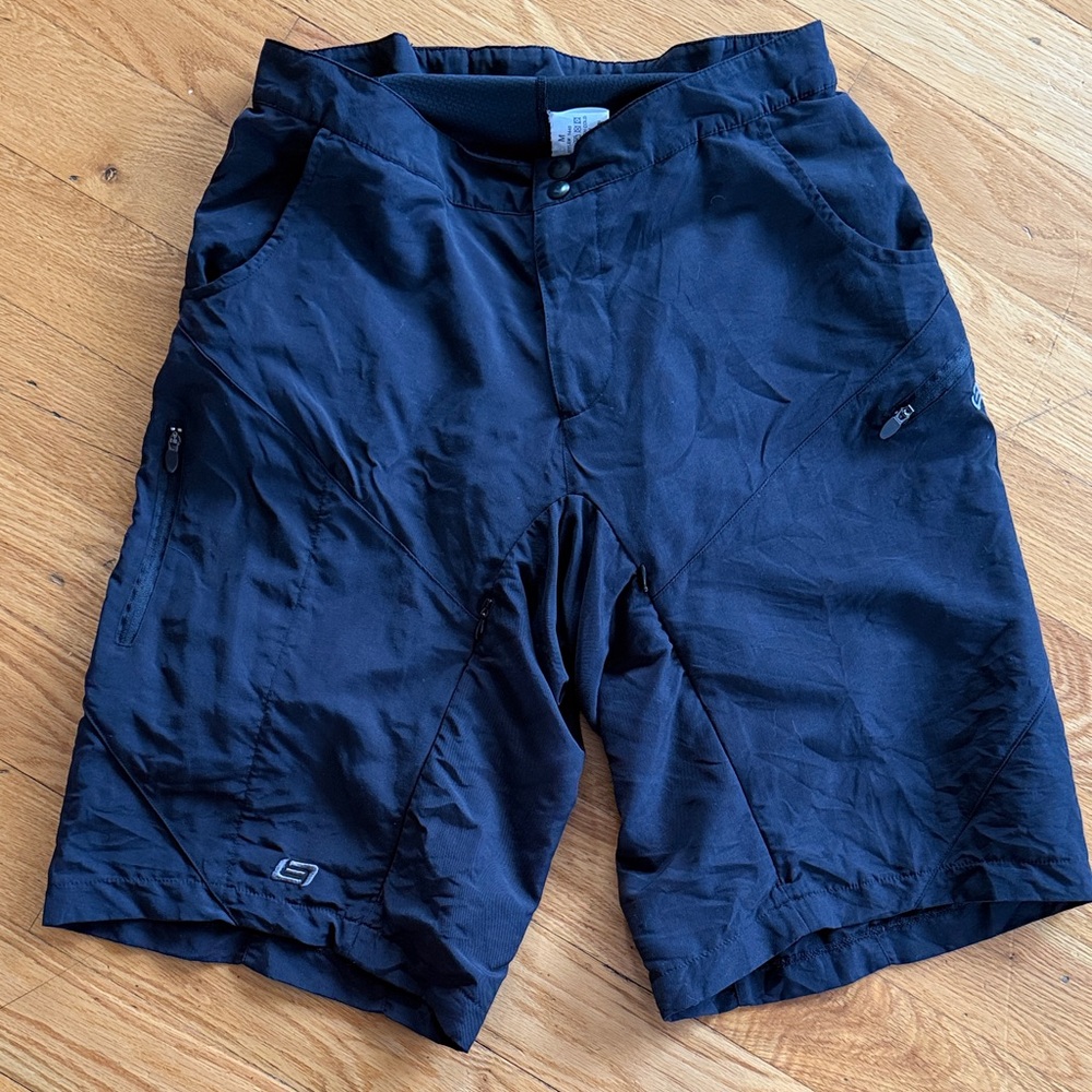 Bellwether Mens Alpine Baggies Shorts Padded Biking Cycling Medium M Black